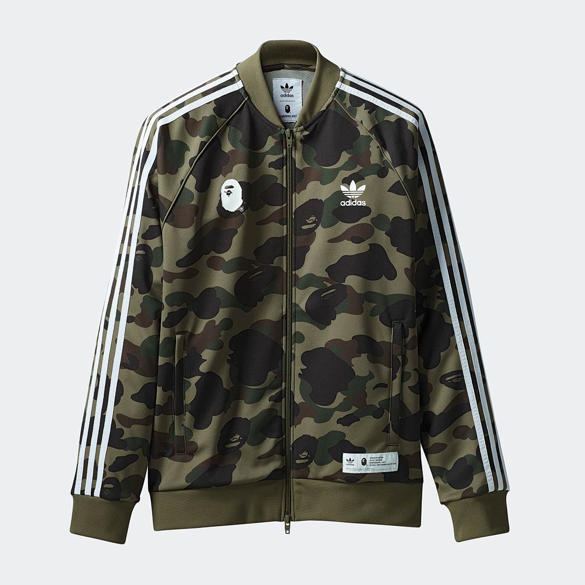 bathing ape adidas jacket