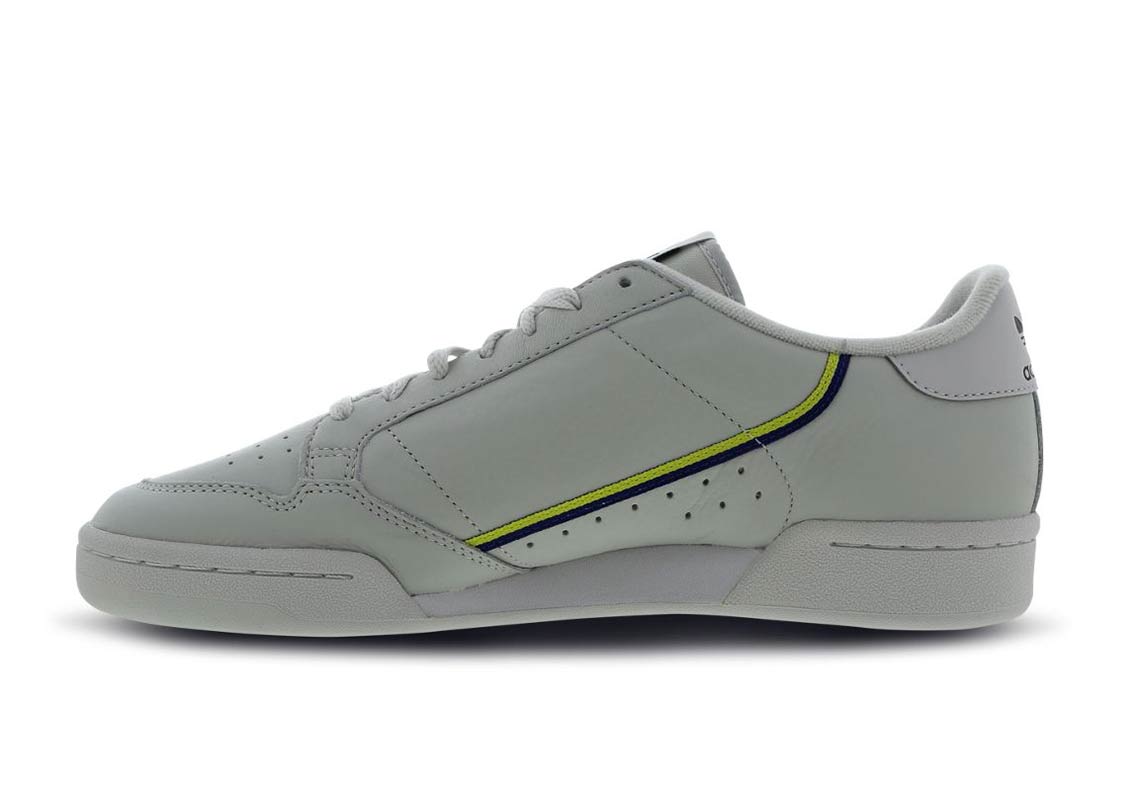 Son Evento Espinas adidas Continental 80 Grey Yellow Navy Available | SneakerNews.com
