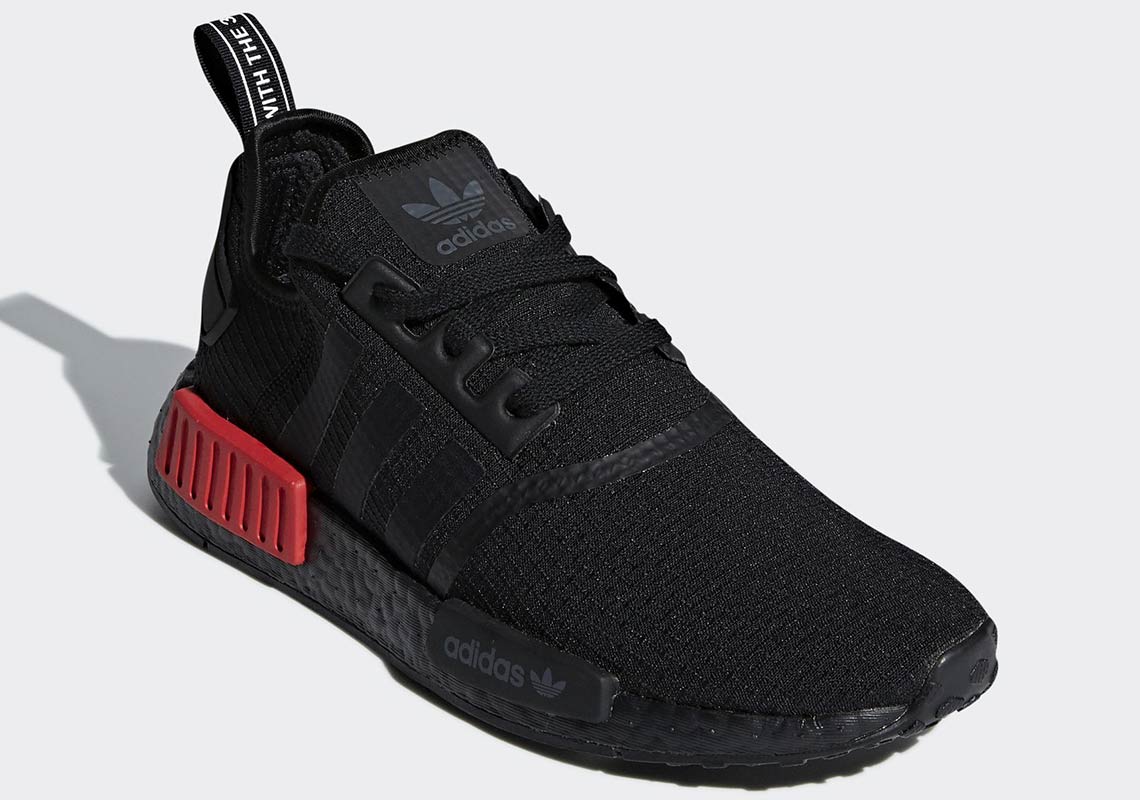 adidas NMD R1 Black + Red B37618 Release Info | SneakerNews.com