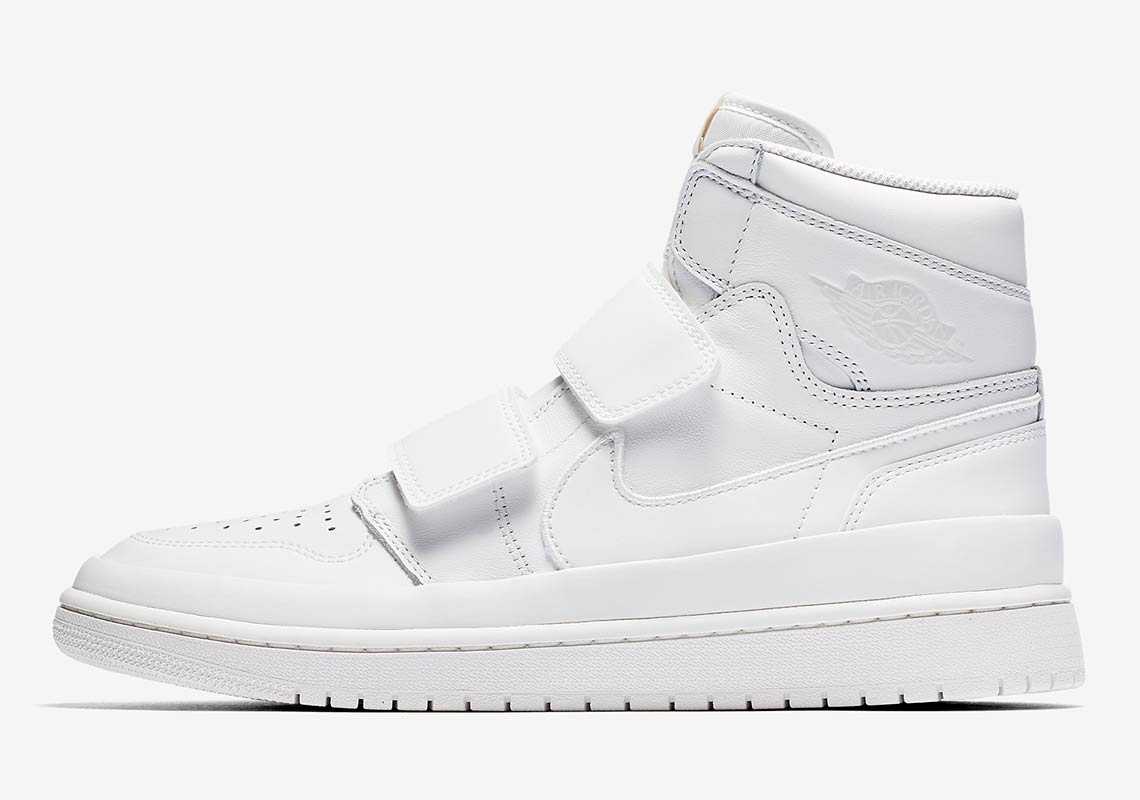 Air Jordan 1 High Double Strap White + 