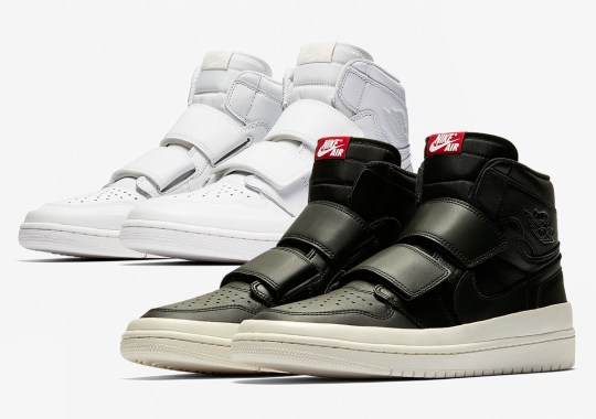 The Air Jordan 1 High Double Strap Arrives In Black And White Options