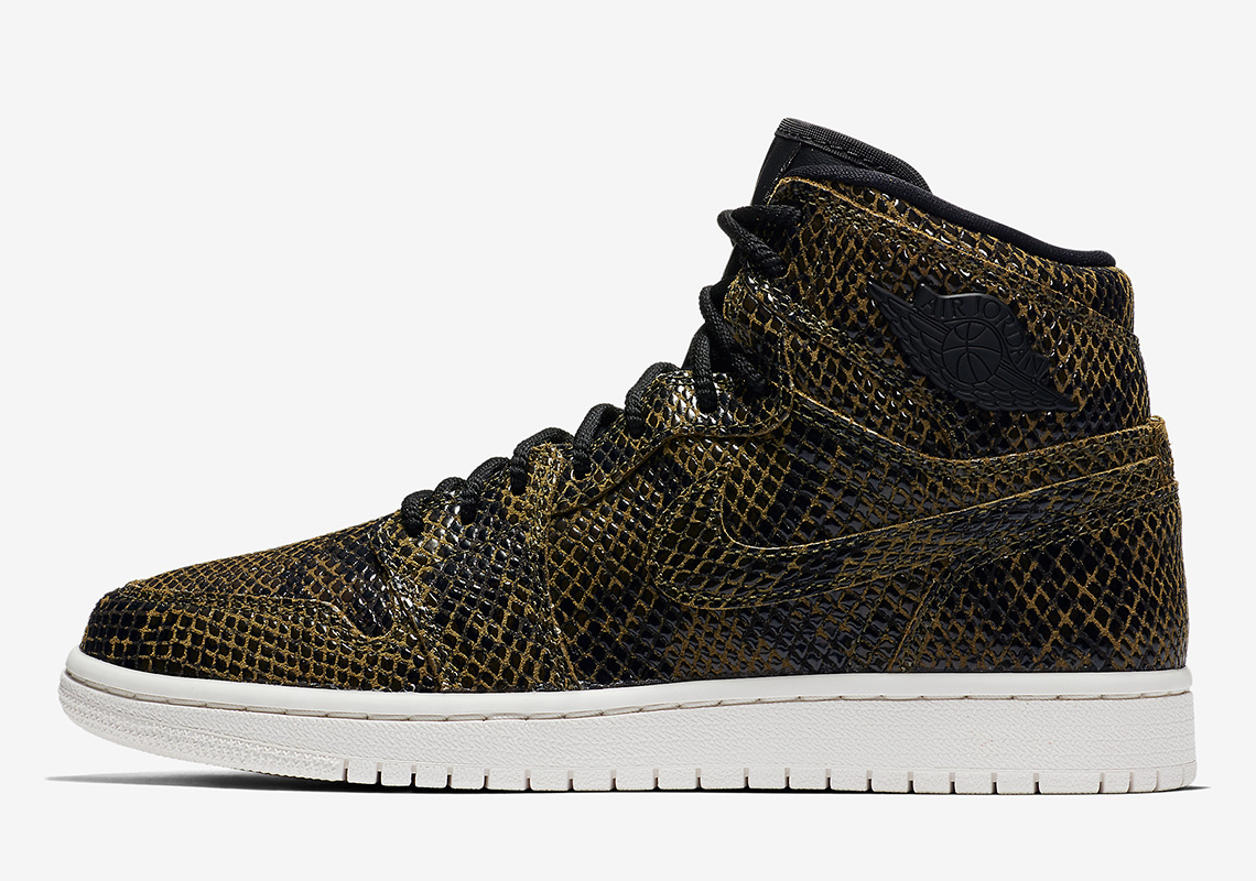 Air Jordan 1 Retro High Snakeskin AH7389-302 Buy Now | SneakerNews.com