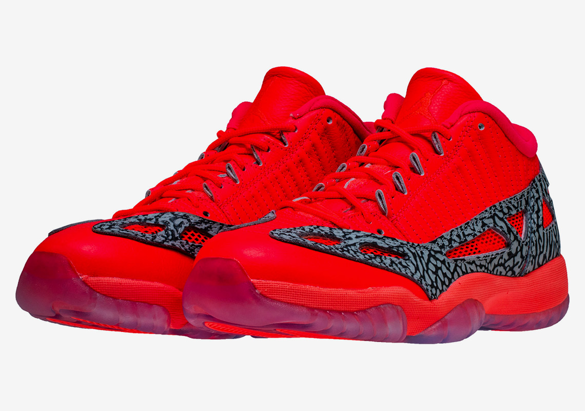 The Air Jordan 11 Low IE Returns In “Flash Crimson”