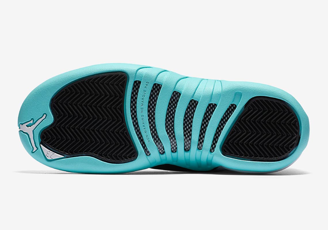 jordan 12 aqua grade school