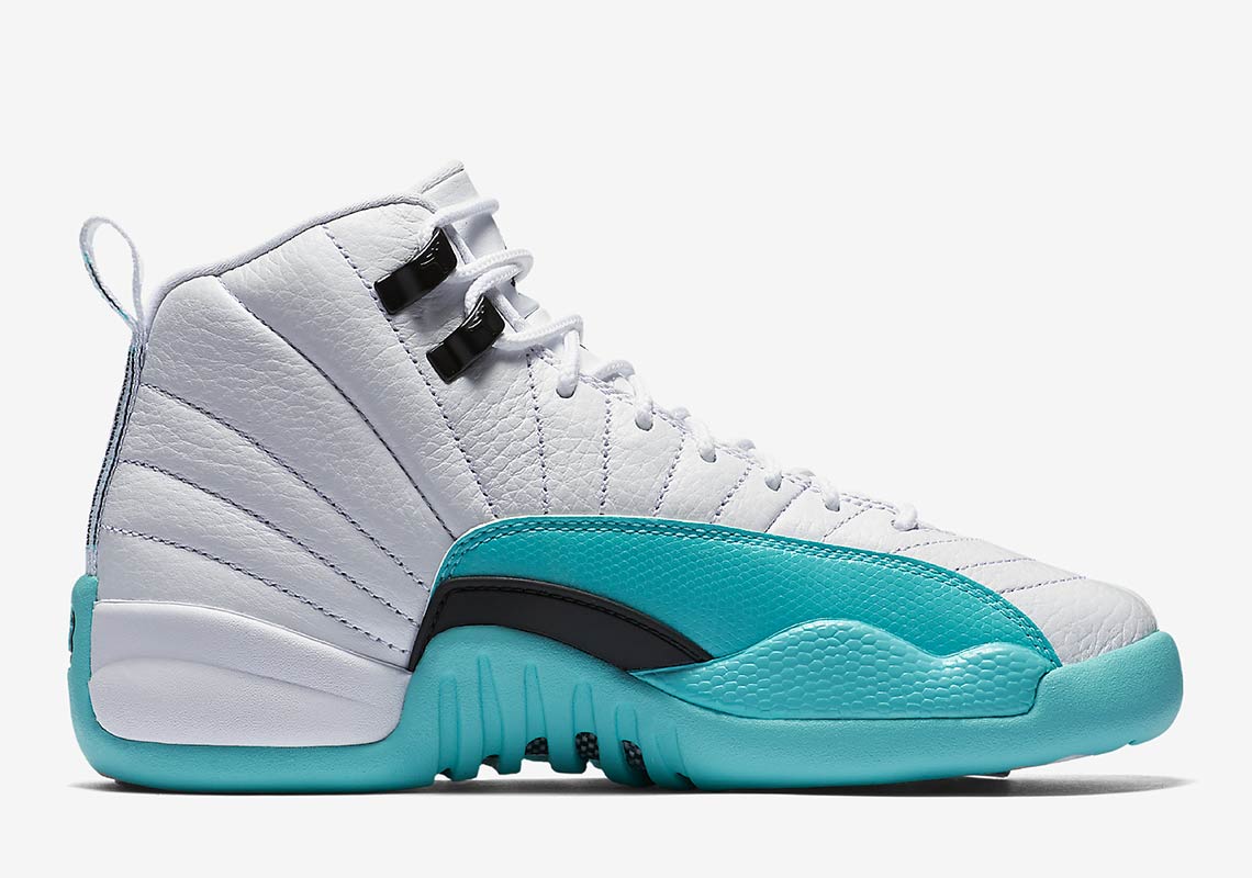 aqua and white 12s