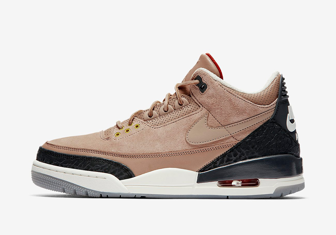 Tan hot sale jordan 3