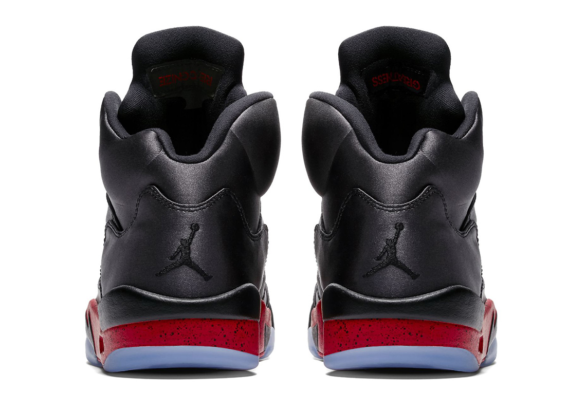 jordan 5 black red 2018