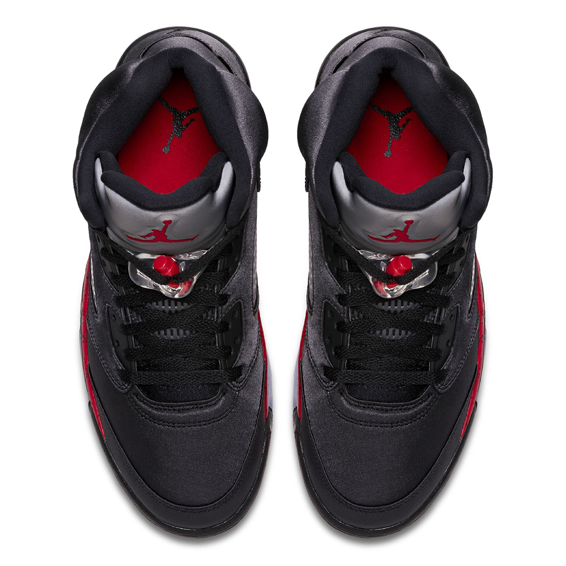 jordan retro 5 black and red