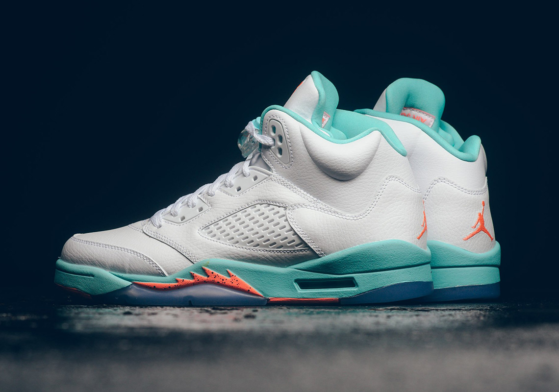 Air Jordan 5 GS Light Aqua Where To Buy 