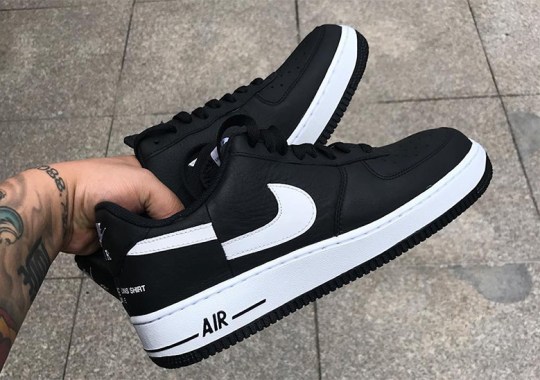 Closer Look At The Upcoming Supreme x COMME des Garcons x Nike Air Force 1