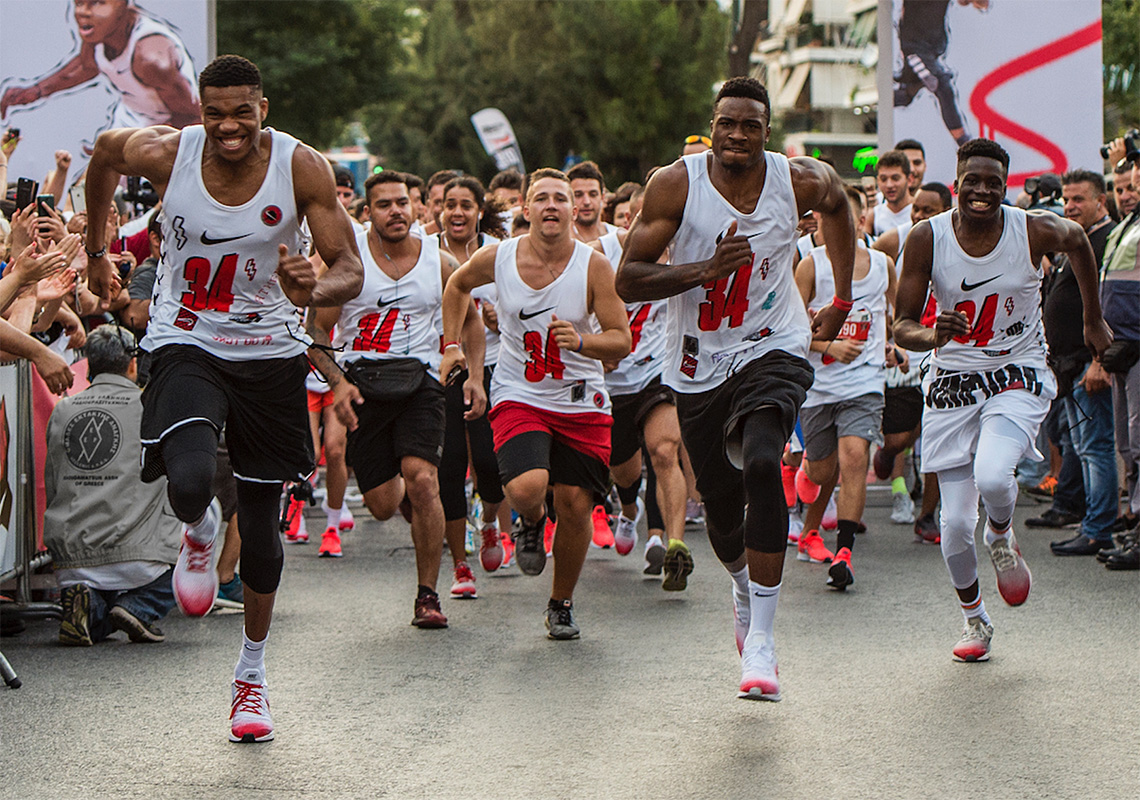 Giannis And Nike Host AntetokounBros Running Event In Athens