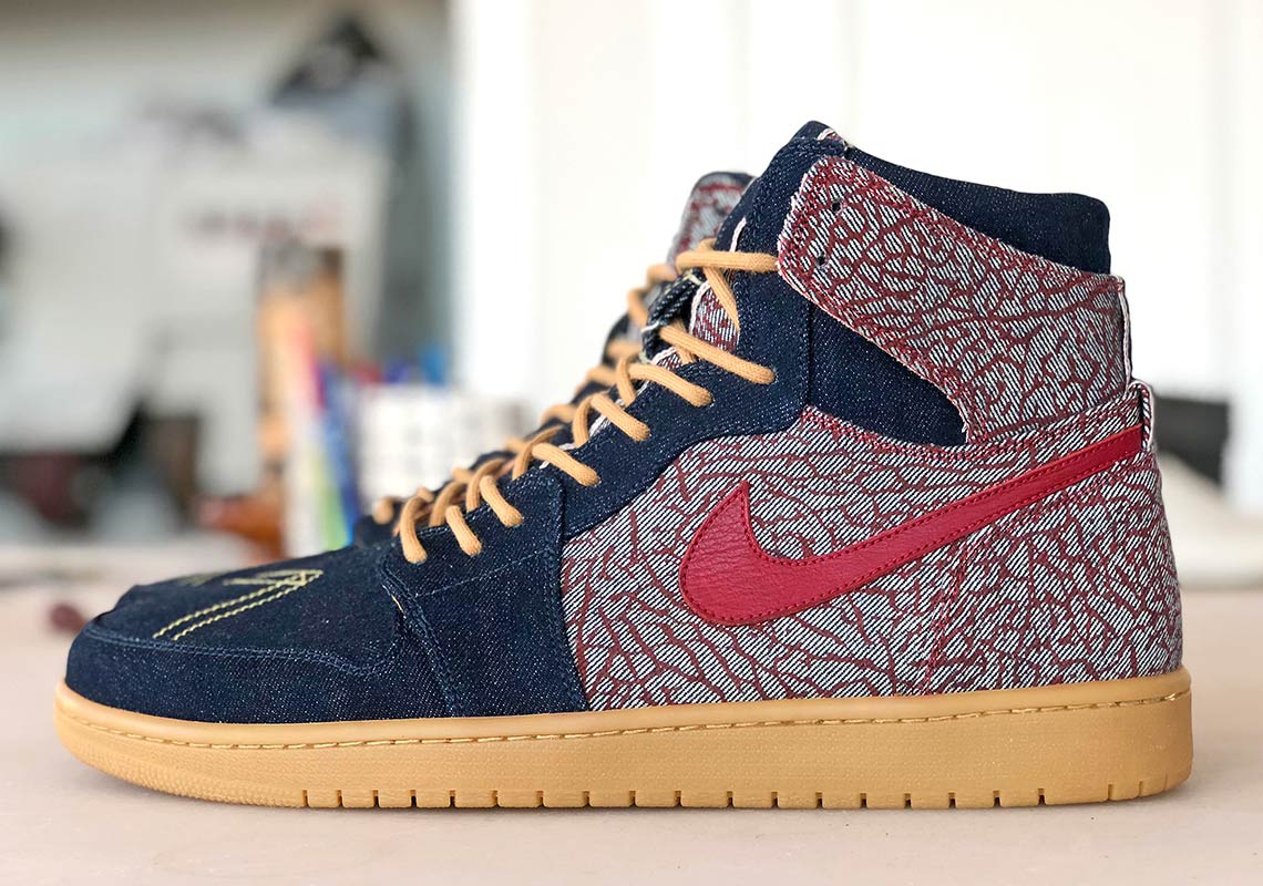 Levis Air Jordan 1 JBF Customs First Look | SneakerNews.com