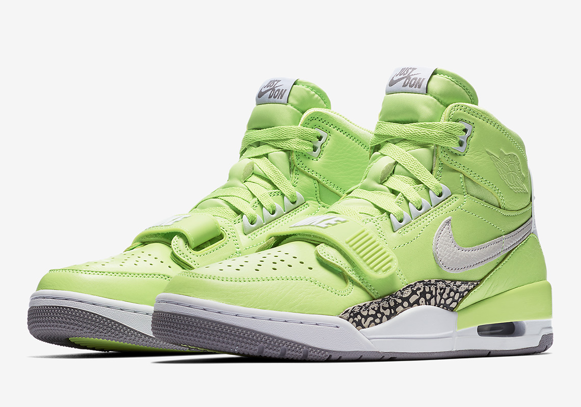 Official Images Of Don C's Jordan Legacy 312 In Ghost Green