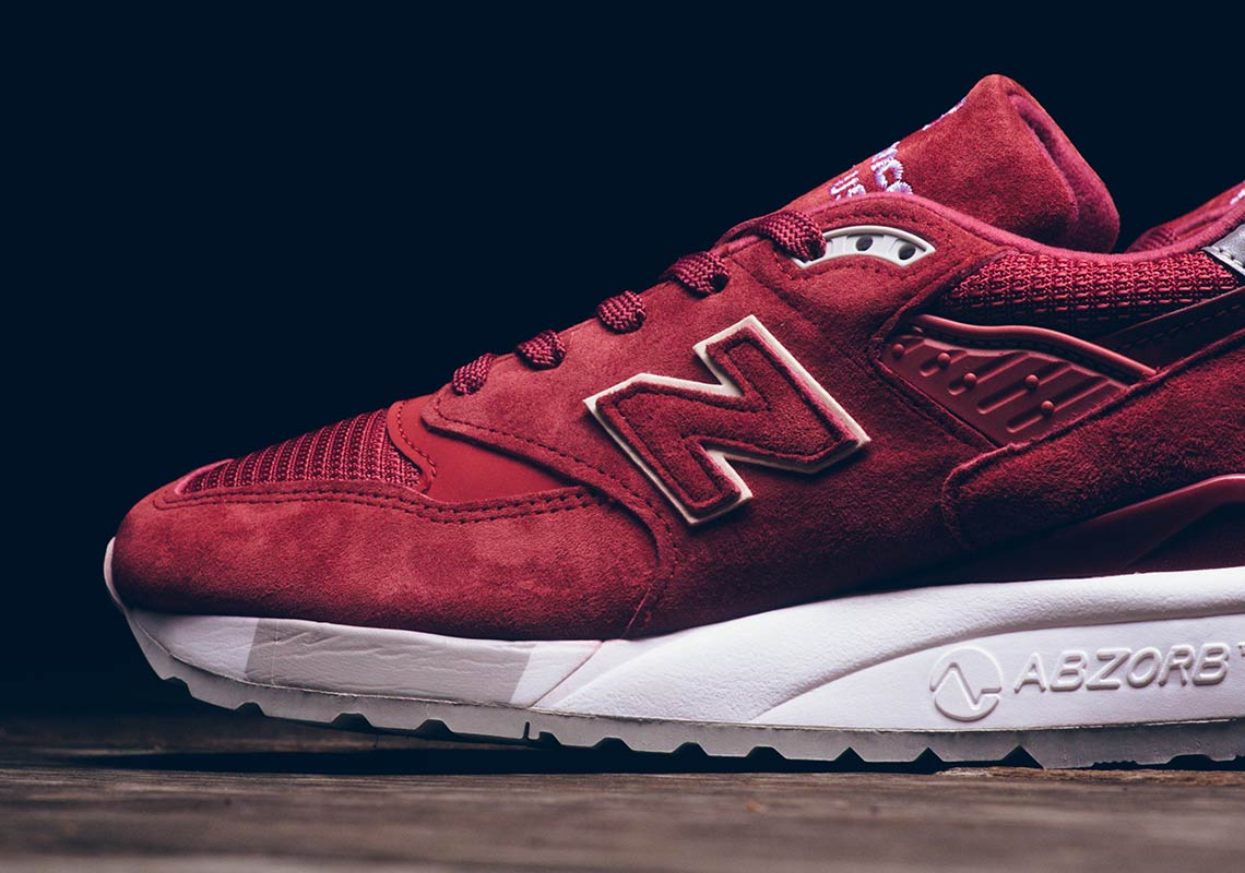 New Balance 998 Red Suede Wmns 4