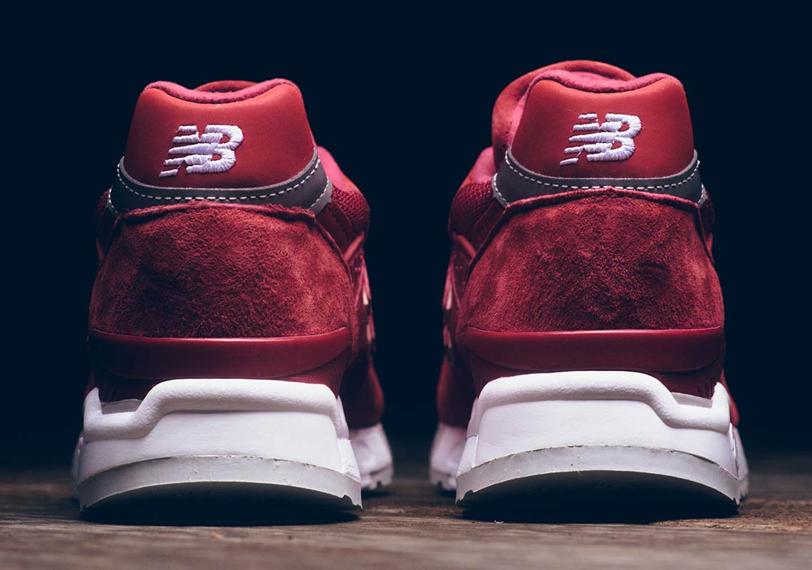 New Balance 998 Red Suede Wmns 5