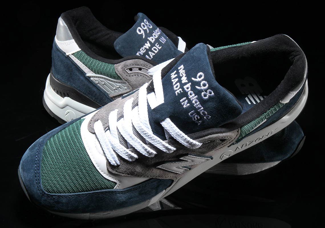 New Balance 998 Teal/Navy Available Now | SneakerNews.com