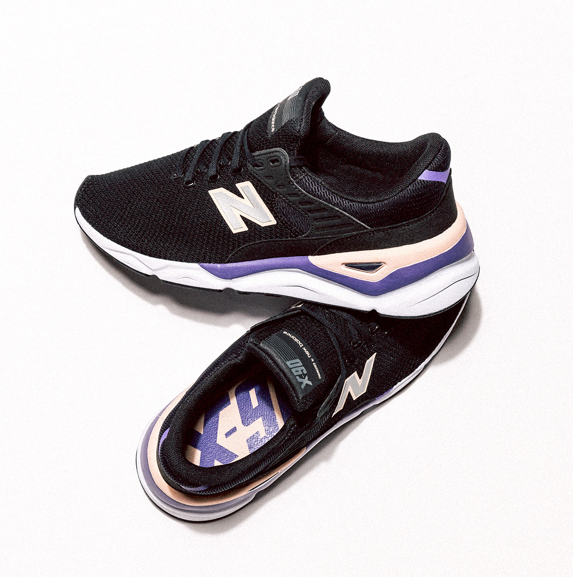 New balance 2024 x90 black purple