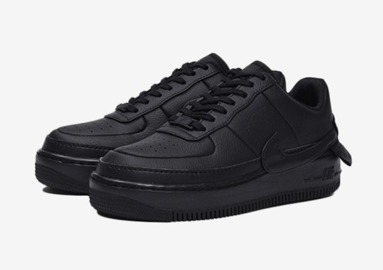 Triple Black Arrives On The Nike Air Force 1 Jester XX