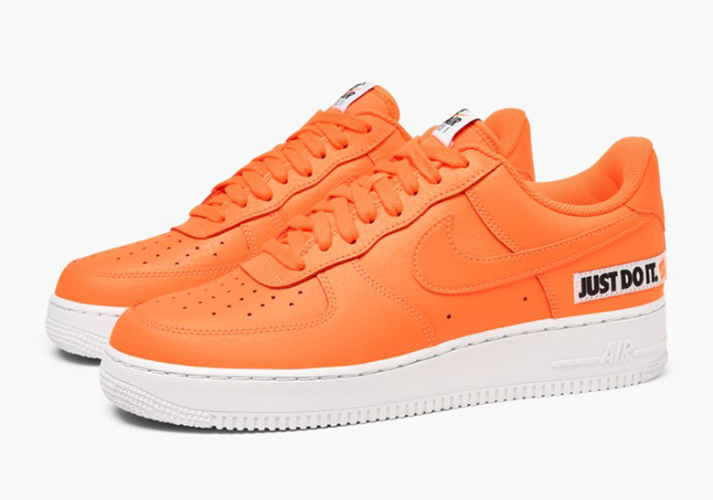 Another Orange Version Of The Air Force 1 Low “Just Do It” Is Available Now