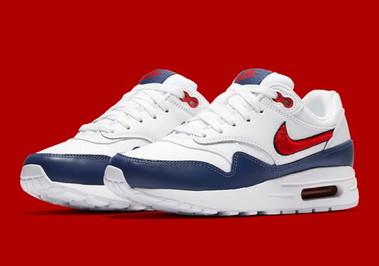 Chenille Swoosh Logos Arrive On The Nike Air Max 1 For Kids