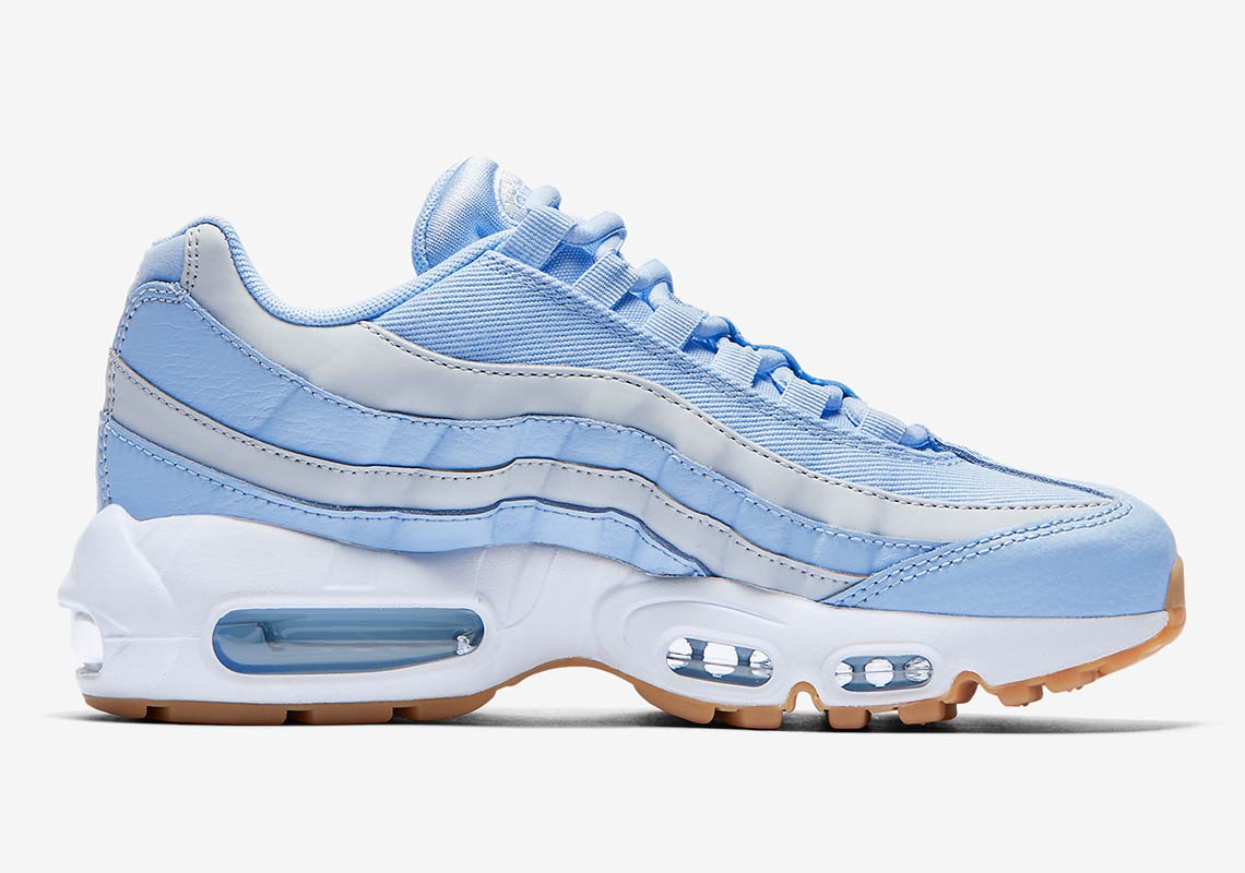 grey and light blue air max 95
