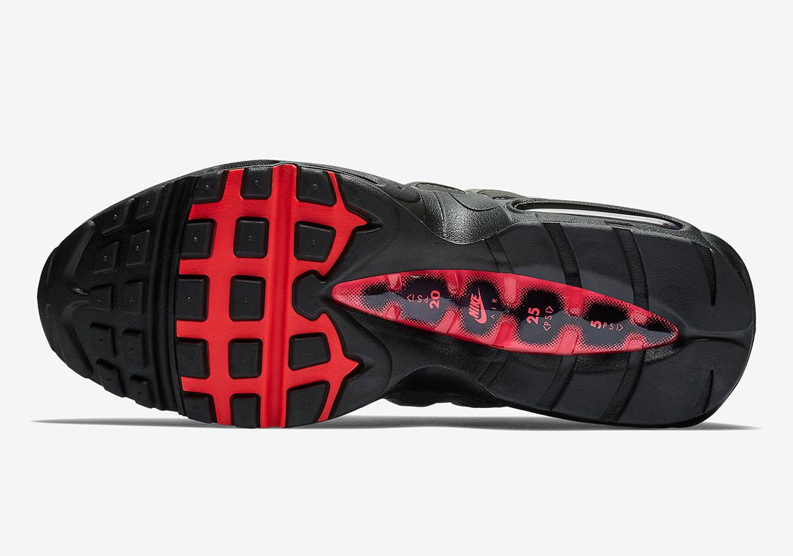 Nike Air Max 95 OG Grey Solar Red AT2865-100 | SneakerNews.com