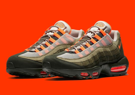The Nike Air Max 95 OG Is Releasing In Olive And Orange