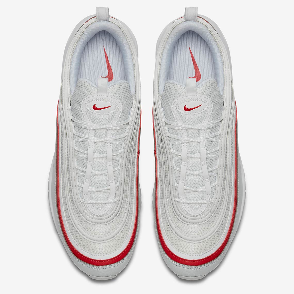 Nike Air Max 97 White Pure Platinum University Red Men's - AR5531-002 - US