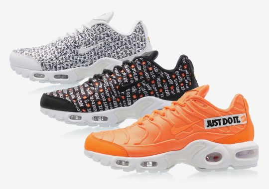 The Nike Air Max Plus “Just Do It” Pack Is Dropping Next Week