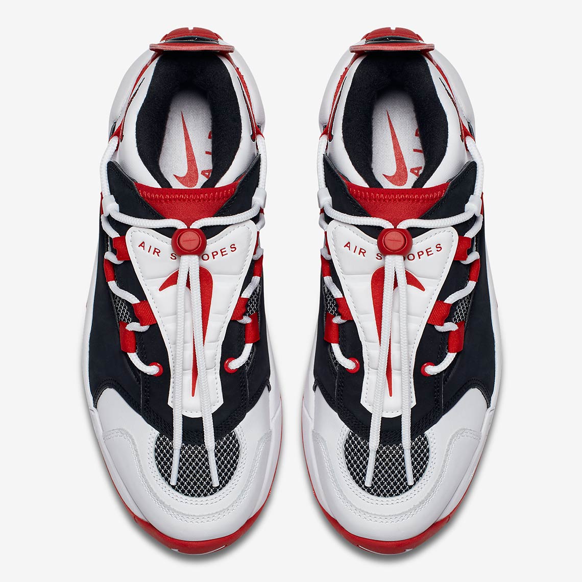 Nike Air Swoopes 2 917592 100 White Red 4