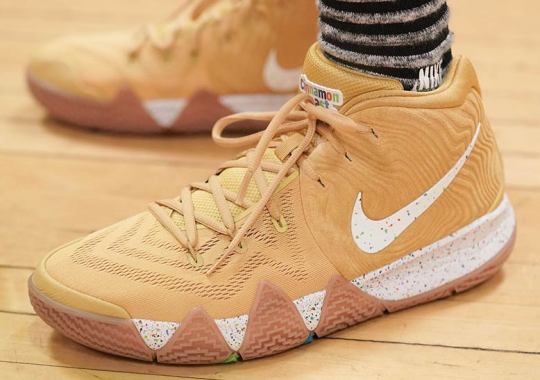 Up Close With The Nike Kyrie 4 “Cinnamon Toast Crunch”