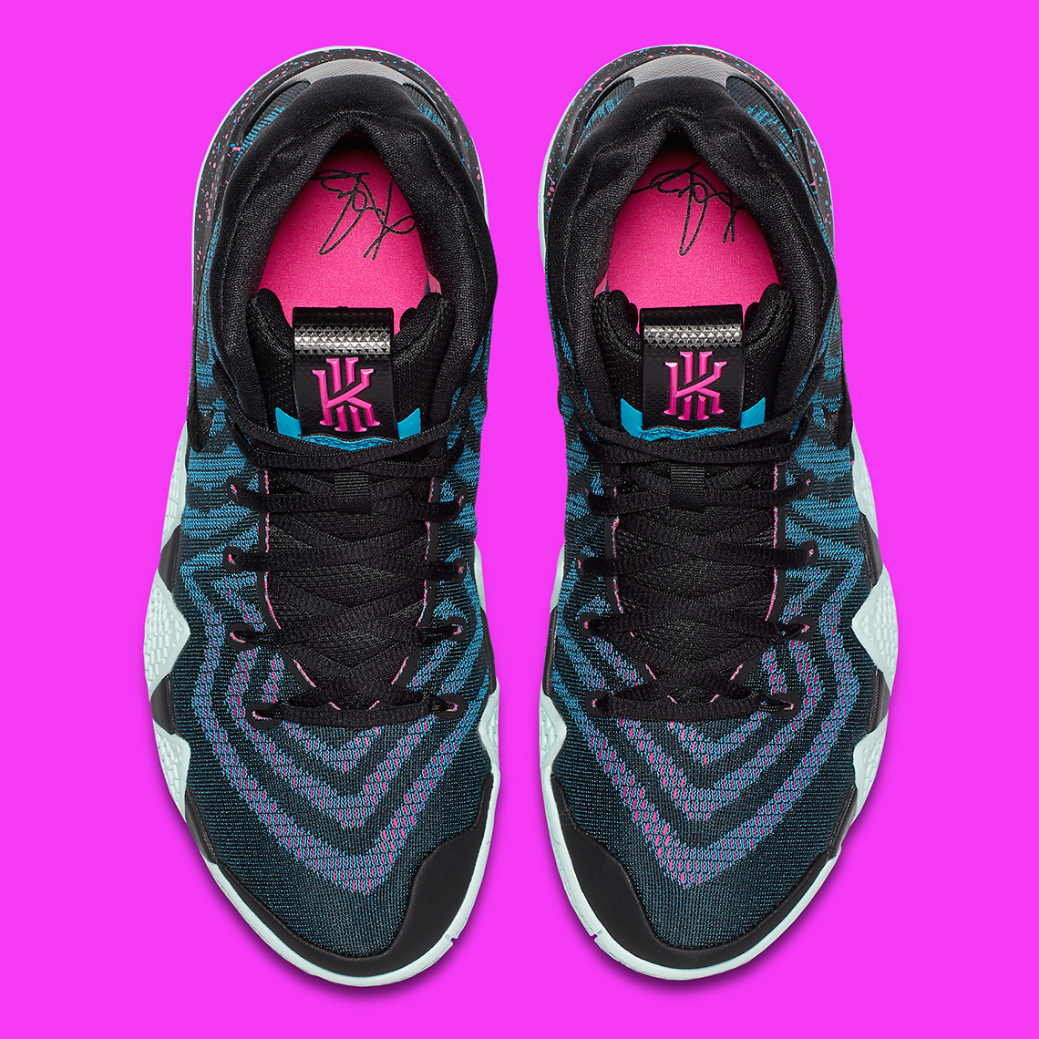 Nike Kyrie 4 Black Laser Fuchsia 943806 