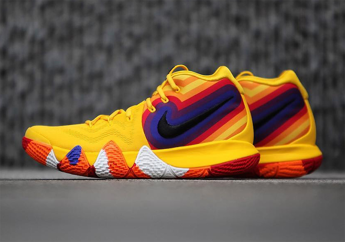 yellow kyrie shoes