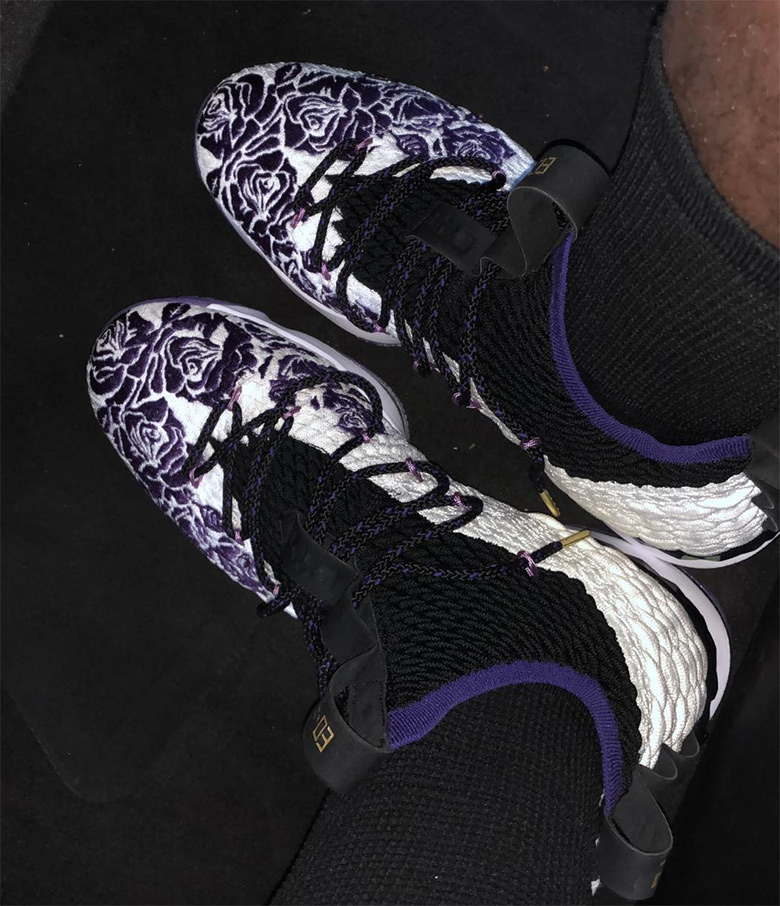 lebron james purple rain shoes