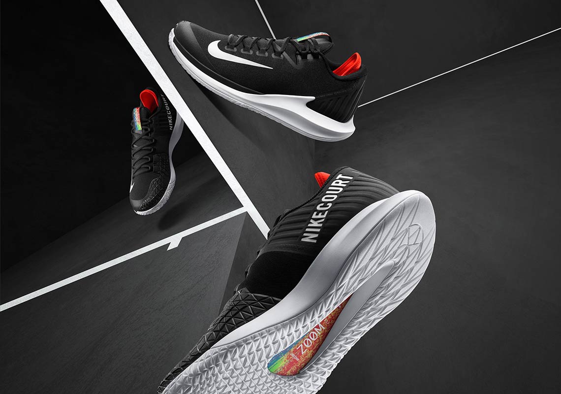 Nike Nikecourt Zoom Zero Tennis Shoe Black White 2