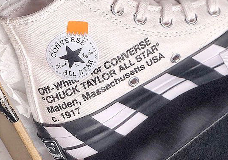 Off-White Converse Chuck Taylor Black + White Photos 