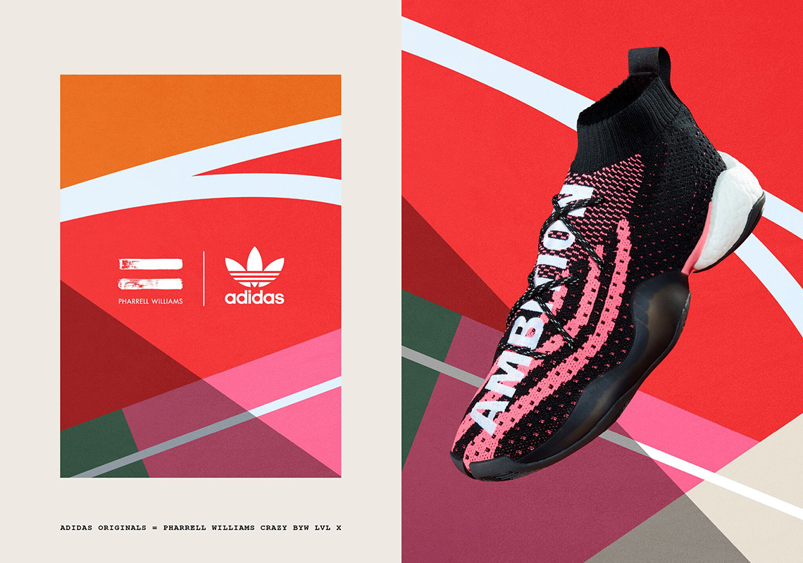 adidas Crazy BYW Pharrell G28183 G28182 Release Date - SBD