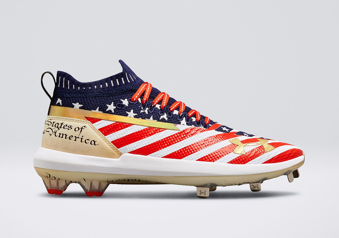 What Pros Wear: Bryce Harper's Under Armour Harper 4 Cleats Release for  Memorial Day - What Pros Wear