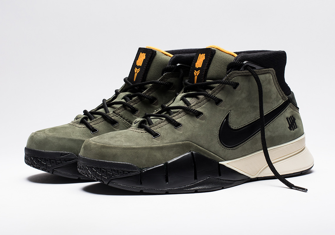 Undefeated Nike Zoom Kobe 1 Protro Olive Flight Jacket Japan 5