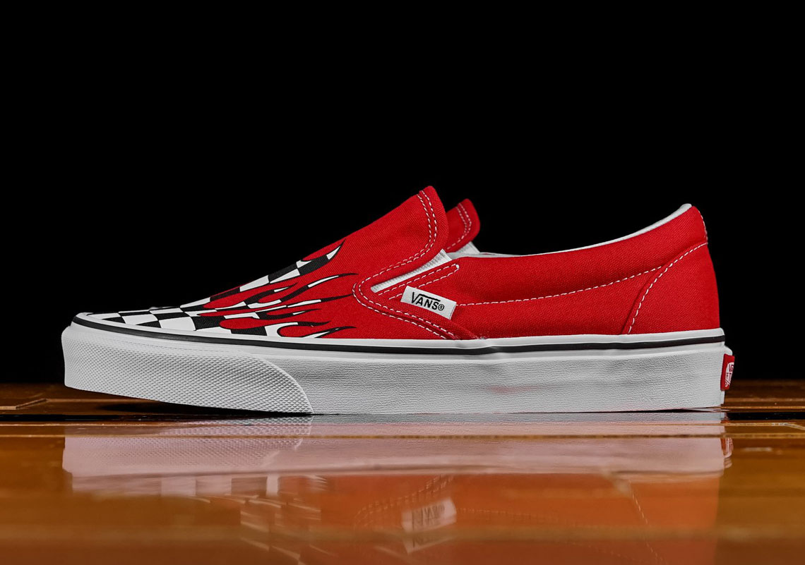 Vans slip clearance on flame red