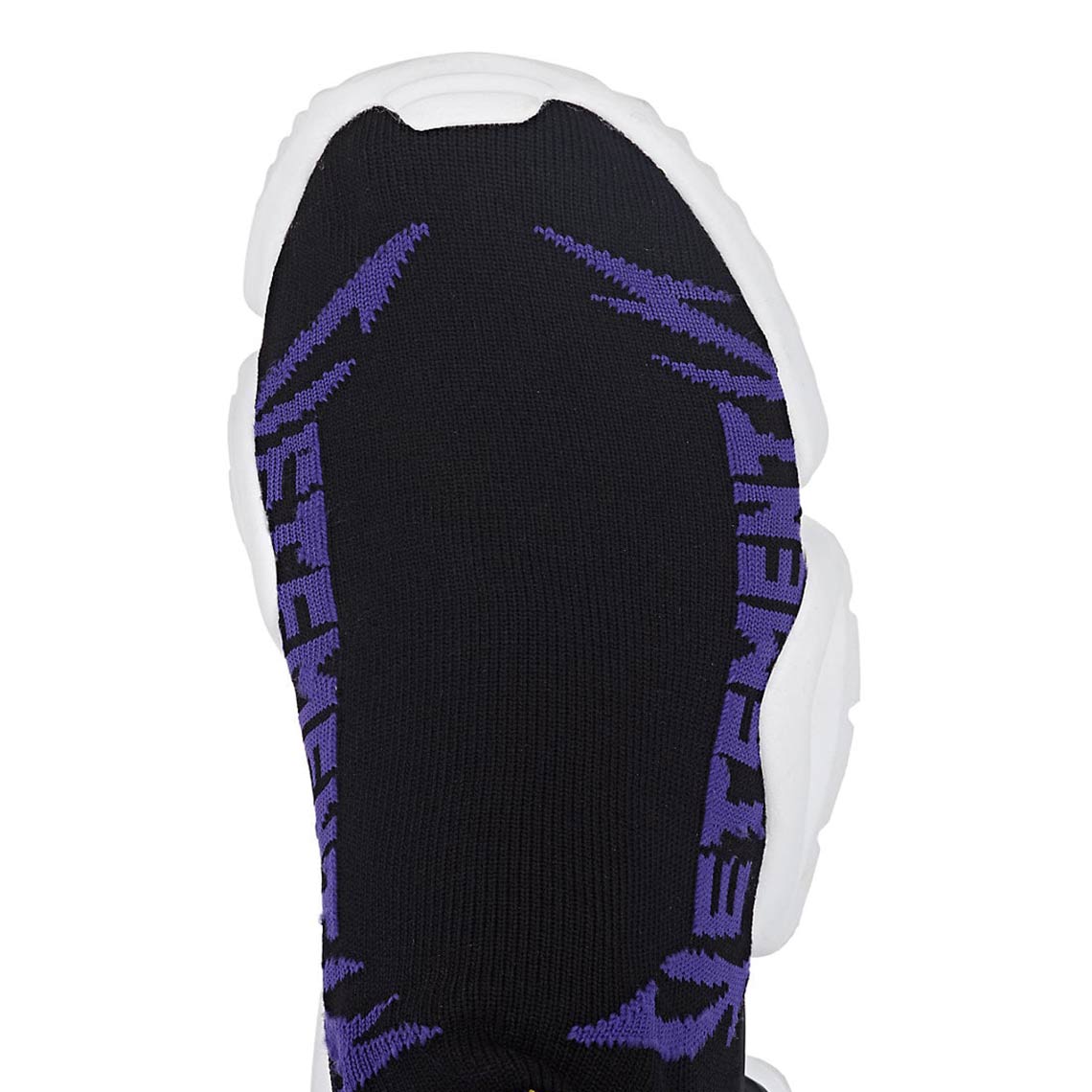 Vetements Reebok Sock Runner Black Yellow Purple 4