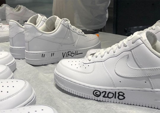 Virgil Abloh Teams With SSENSE To Sell Limited Nike Air Force 1 Customs