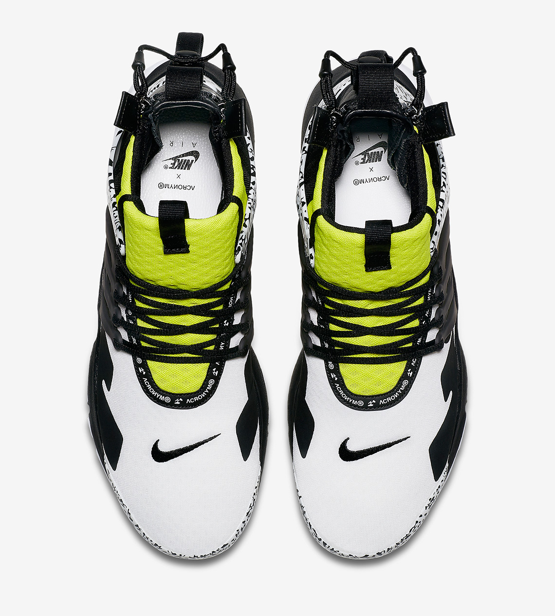 Acronym Nike Presto White Black Dynamic Yellow Ah7832 001 5