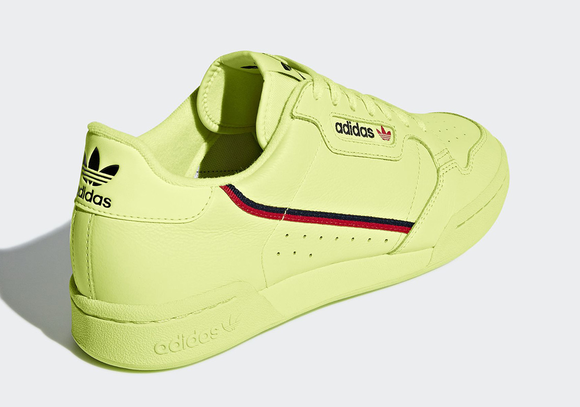 Adidas continental store 8 frozen yellow