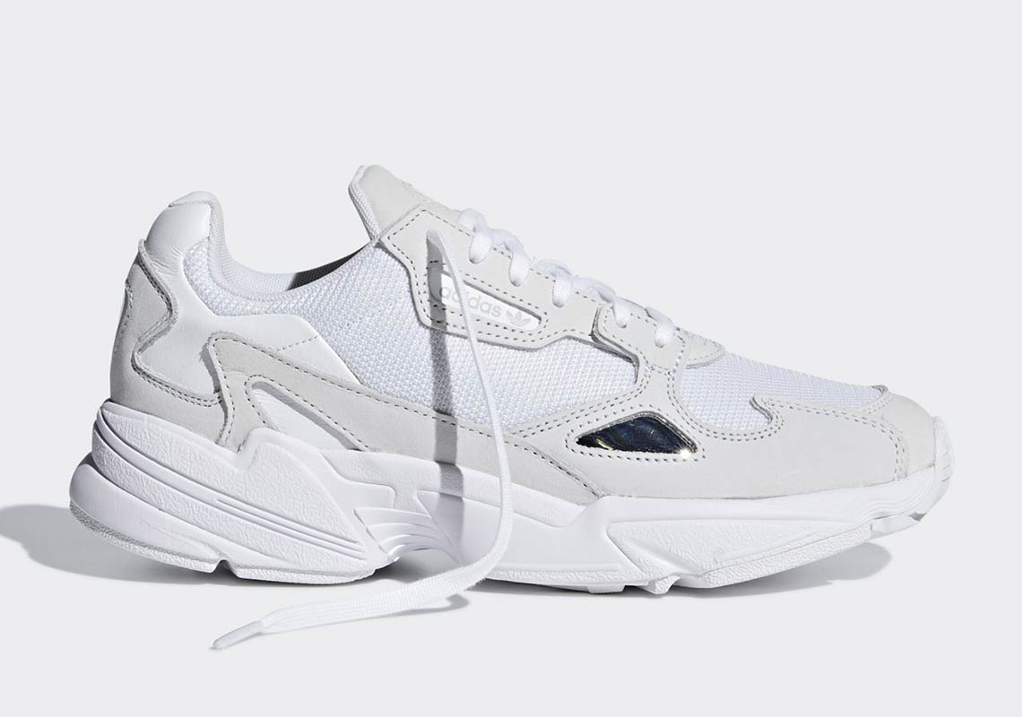 adidas Falcon Triple White B28128 Release | SneakerNews.com