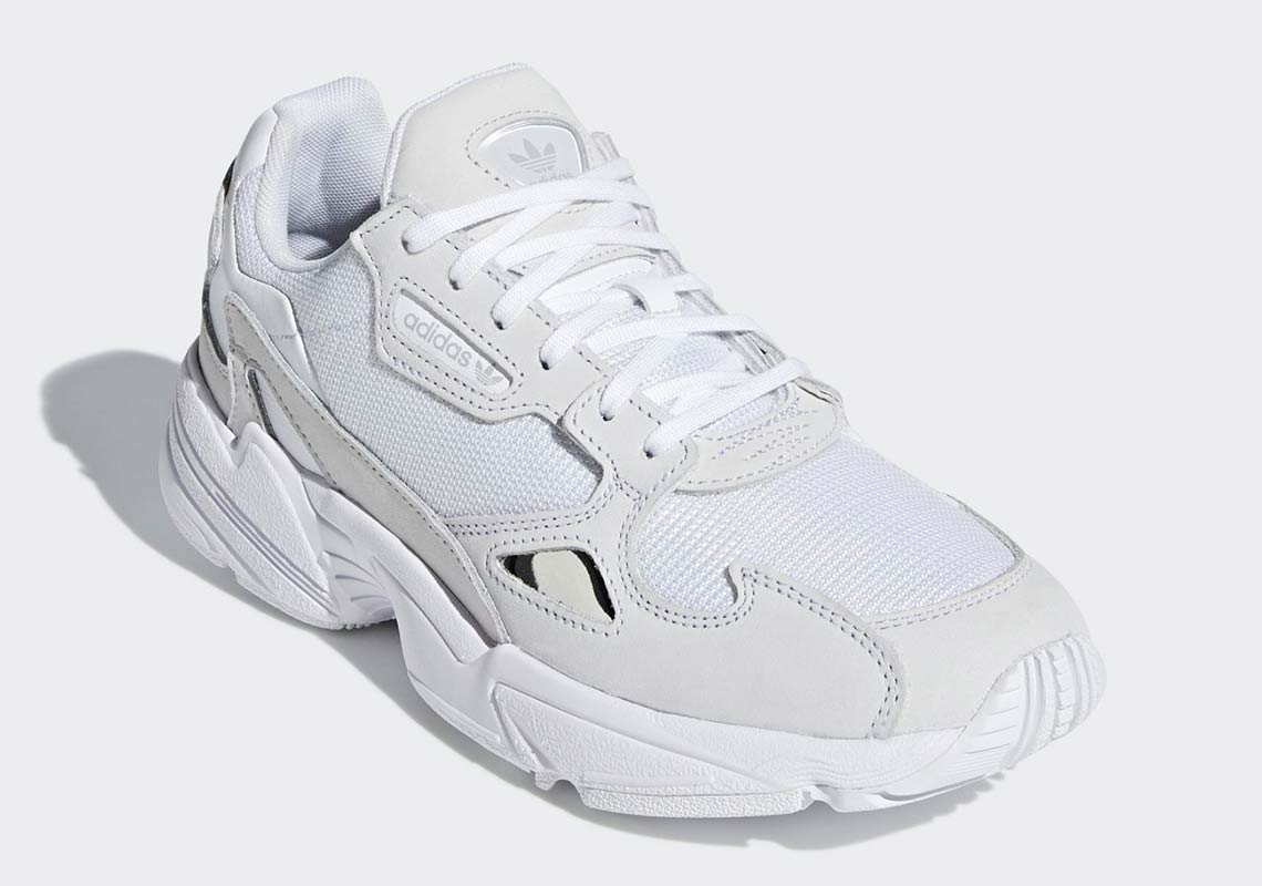 adidas Falcon Triple White Release | SneakerNews.com