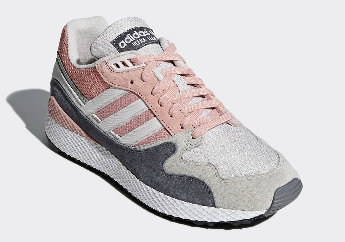 adidas tech super grey pink