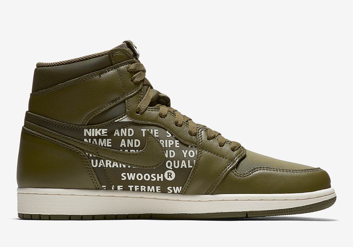 jordan 1 retro high og olive canvas