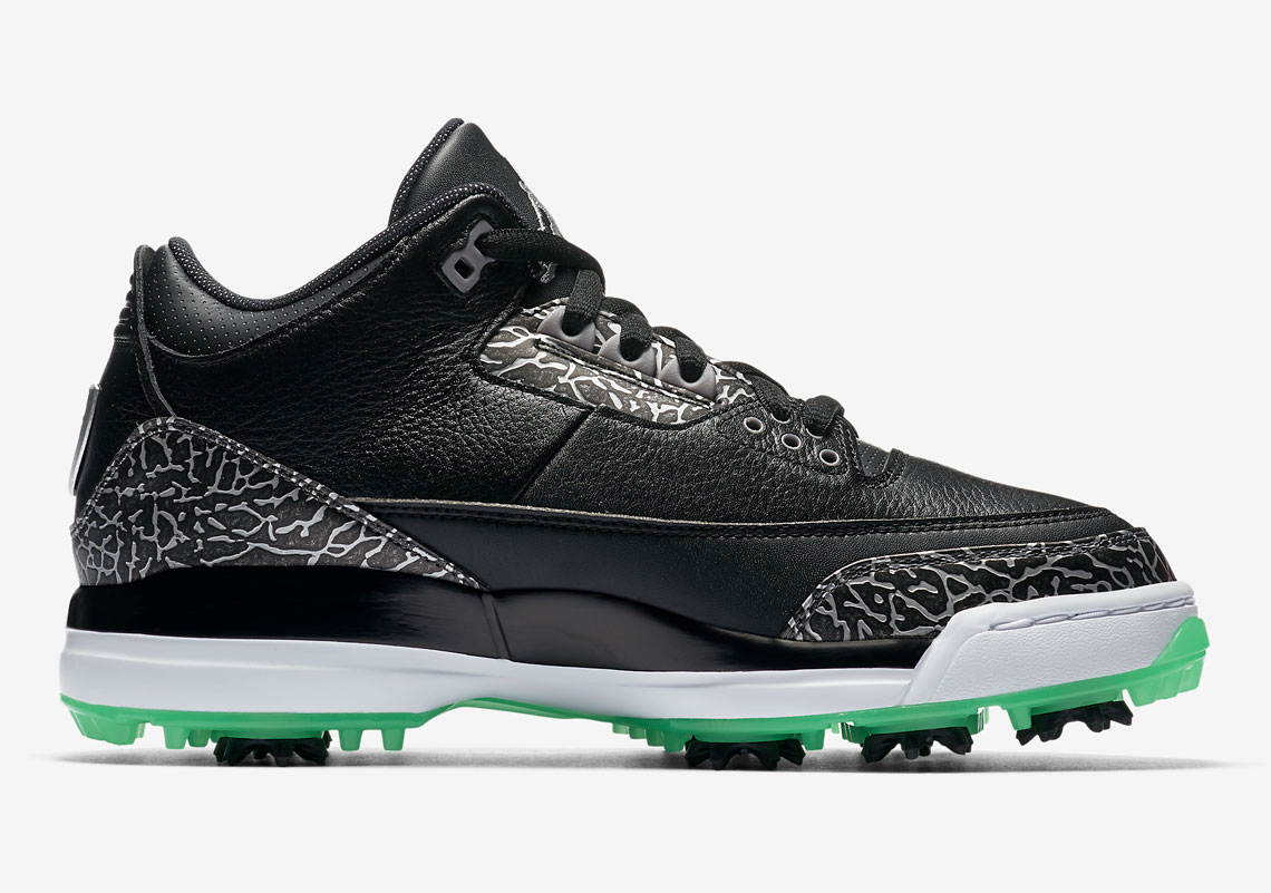 Air Jordan 3 Golf Shoe Green Glow Release Info