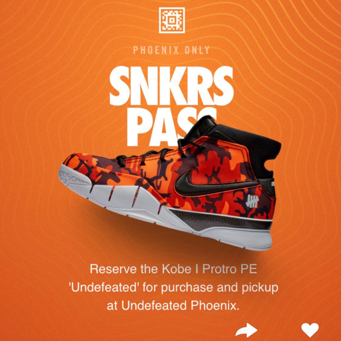 kobe protro undefeated camo